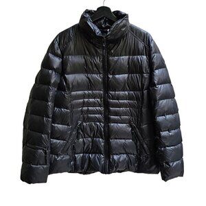 Andrew Marc Puffer Jacket 650 Fill Power Down, Black, Size XL
